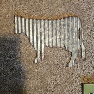 Metal Cow Wall Art